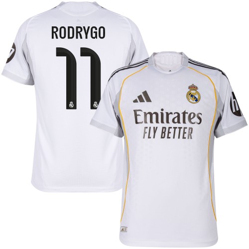 Real Madrid Hemmatröja Rodrygo 11 2025–2026 Real Madrid Hemmatröja Rodrygo 11 2025–2026